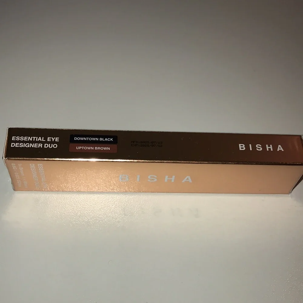 BISHA Essential Eye Designer Duo 1 brown and 1 black eyeliner NEW